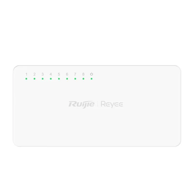 Reyee Switch Não Gerido 8xGb RJ45 Caixa Plástica - Imagem de Detalhe 1