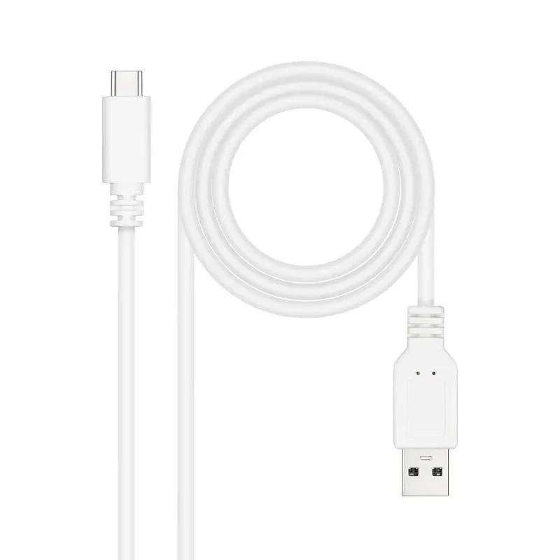 Nanocable Cabo USB 2.0 3A USB-C-M/M 1.5M Branco - Imagem de Detalhe 2