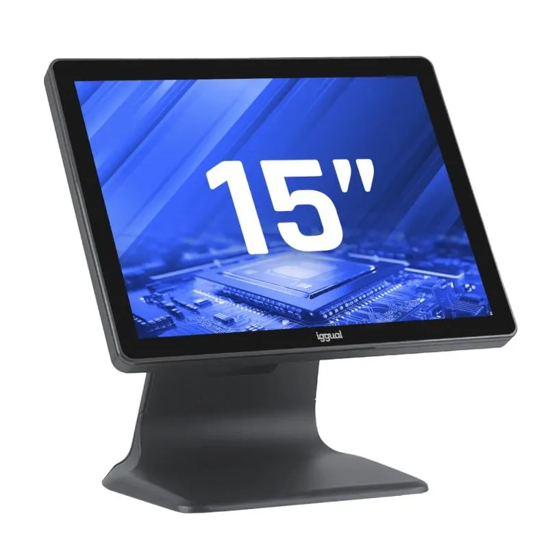 iggual AIO 15.84.N100 Tudo em um 38,1 cm (15") 1024 x 768 pixels Ecrã táctil Preto - Imagem de Detalhe 3