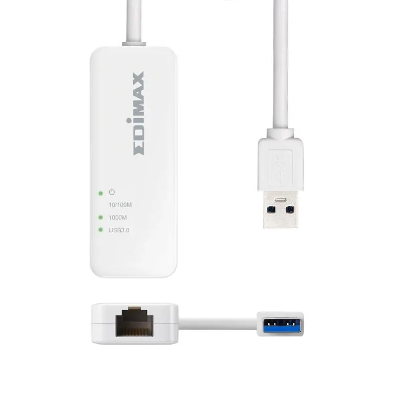 Edimax EU-4306 V2 Adaptador USB 3.0 Ethernet Gb - Imagem de Detalhe 2