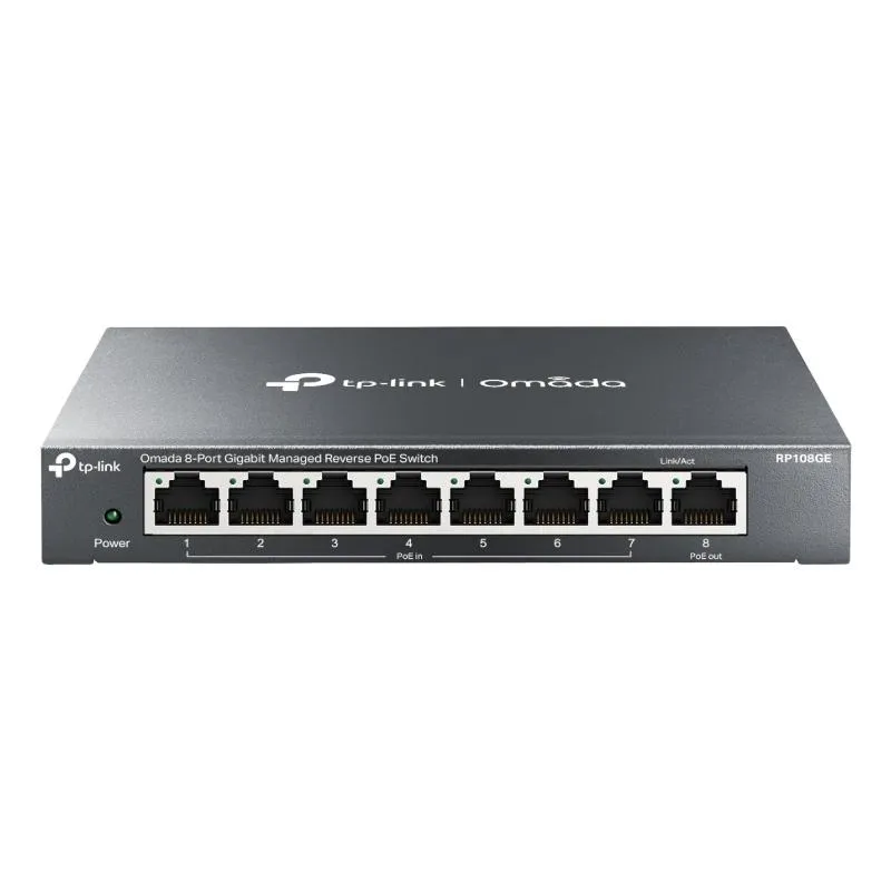 TP-Link RP108GE Switch 7xGb PoE In 1xGb PoE Out - Imagem de Detalhe 1