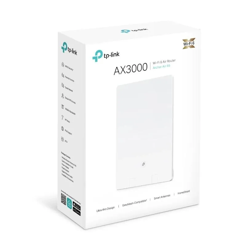 TP-Link Archer Air R5 router sem fios Gigabit Ethernet Dual-band (2,4 GHz / 5 GHz) Branco - Imagem de Detalhe 3