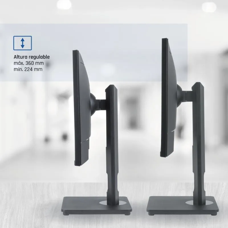 iggual Monitor 24" FHD VGA HDMI 100Hz rotativo AA - Imagem de Detalhe 4