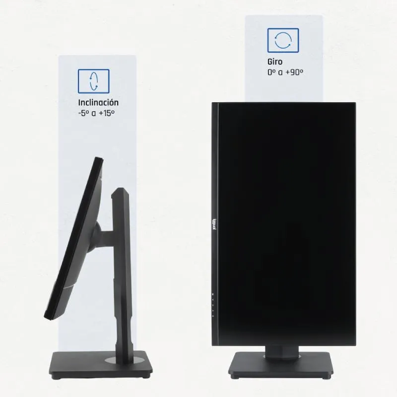 iggual Monitor 24" FHD VGA HDMI 100Hz rotativo AA - Imagem de Detalhe 6