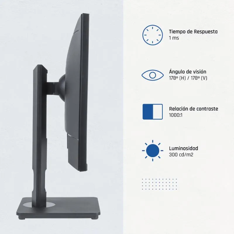 iggual Monitor 27" FHD VGA HDMI 100Hz rotativo AA - Imagem de Detalhe 6