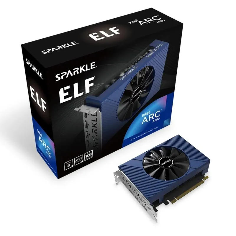 SPARKLE VGA Intel ARC A380 ELF Ed 6G DDR6 Único F - Imagem de Detalhe 2