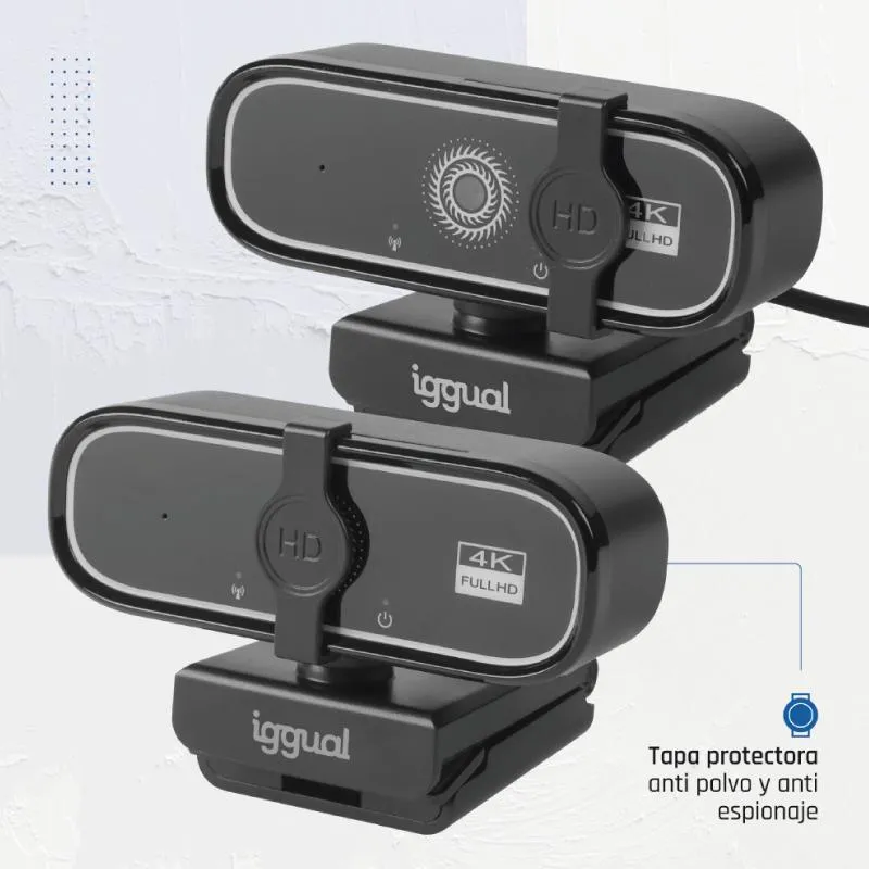 iggual Webcam USB 4K UHD WC3840 Visão Profissional Empresarial - Imagem de Detalhe 5