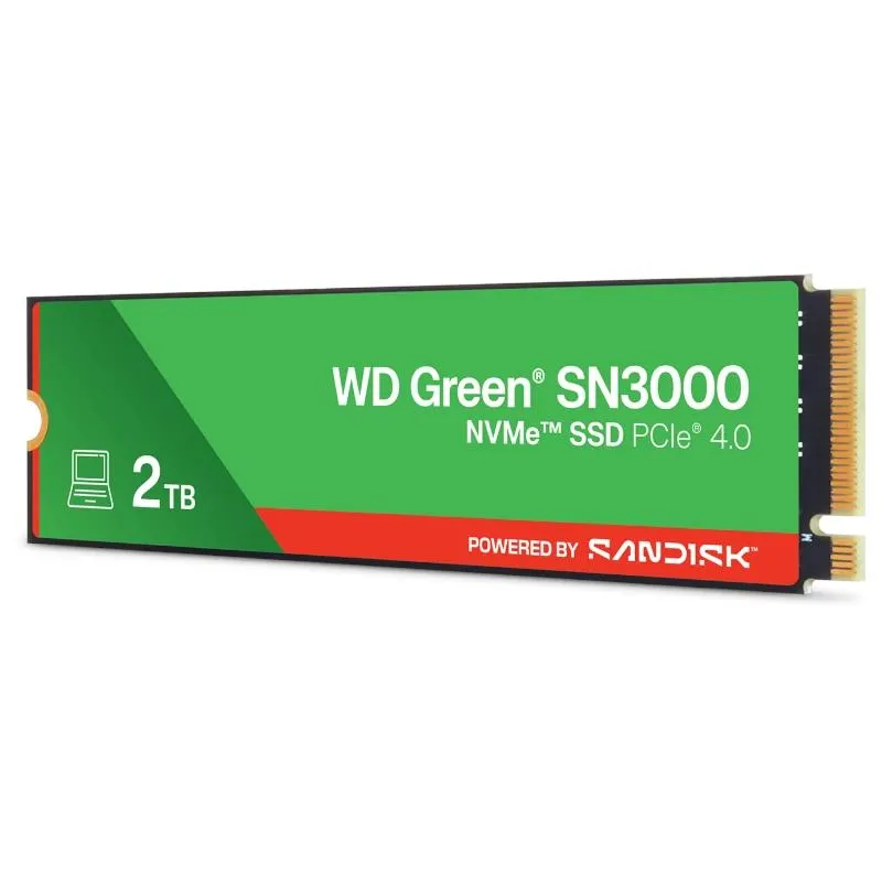 WD Green SN3000 SSD 2TB PCIe Gen4 NVMe - Imagem de Detalhe 3
