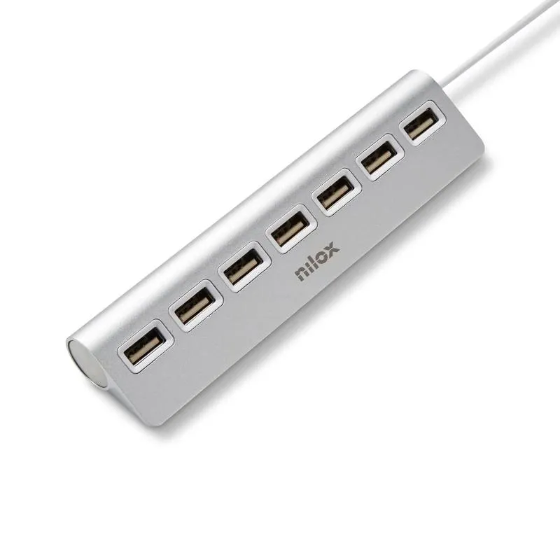 NILOX Hub 7 Portas USB 2.0 - Imagem de Detalhe 1