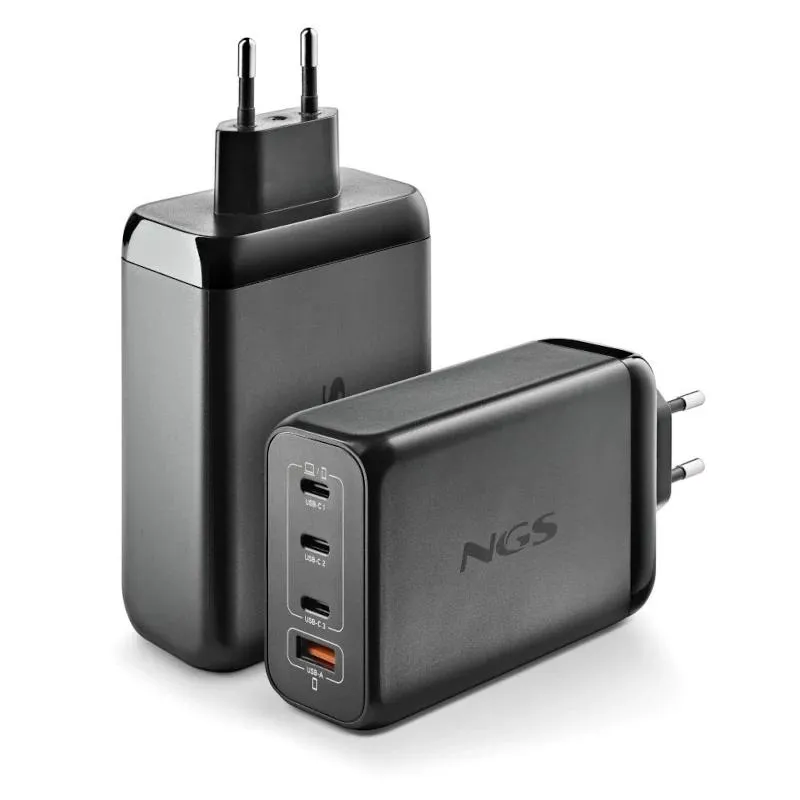 NGS CARREGADOR ULTRARRÁPIDO 240W 4 PORTAS 3 USB-C 1 USB - Imagem de Detalhe 1