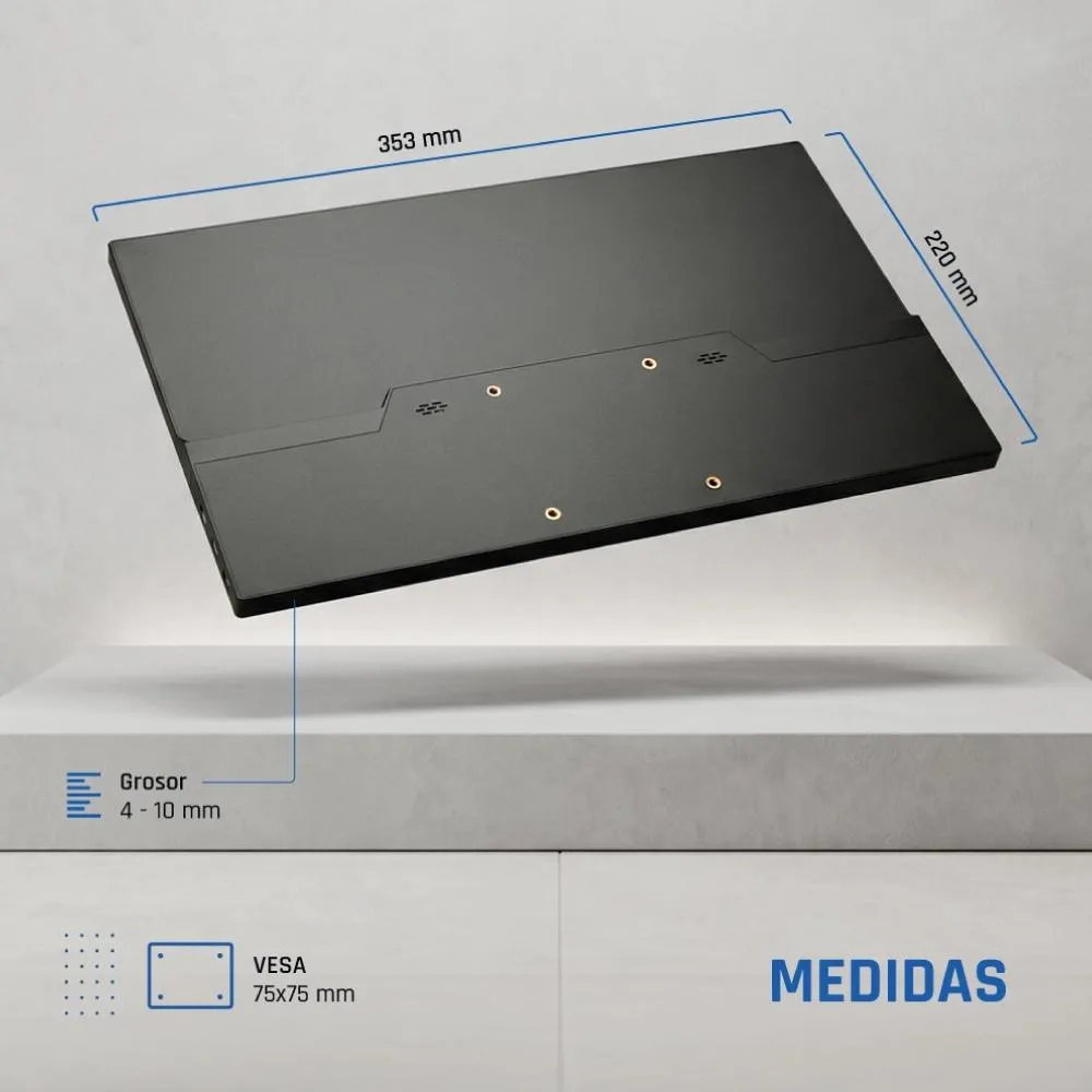 iggual Monitor portátil 15,6" IPS FHD com capa - Imagem de Detalhe 4