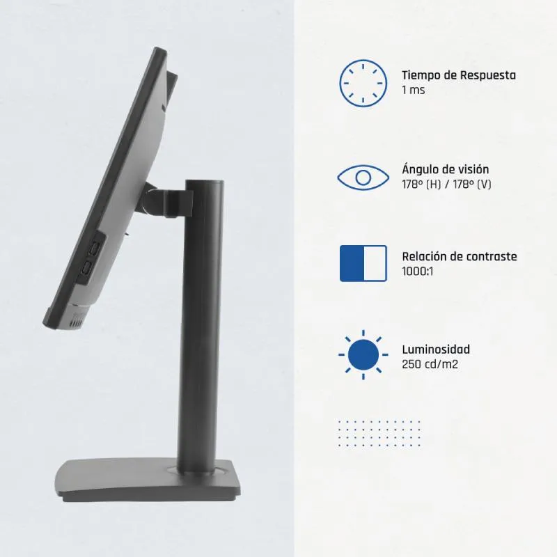 iggual Monitor 23,8" IPS FHD 100Hz VGA HDMI câmara web - Imagem de Detalhe 2