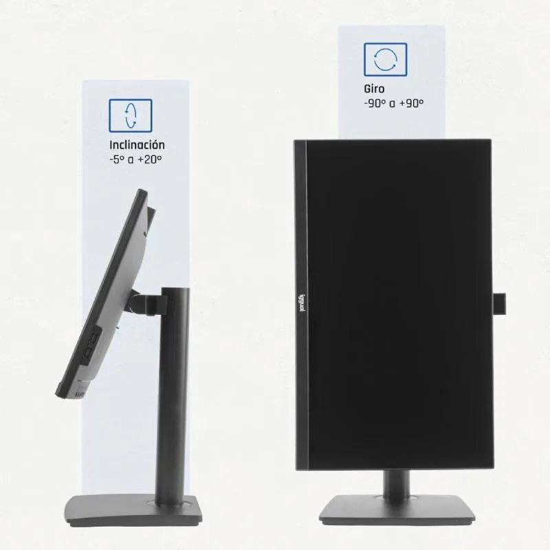 iggual Monitor 23,8" IPS FHD 100Hz VGA HDMI câmara web - Imagem de Detalhe 7