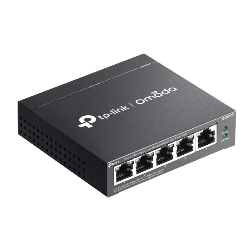 TP-Link ES205GP Switch 4xGb PoE+ 1xGb 65W Desktop - Imagem de Detalhe 2