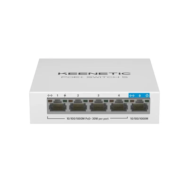 Keenetic Switch PoE 5 Gigabit 5 portas - Imagem de Detalhe 1