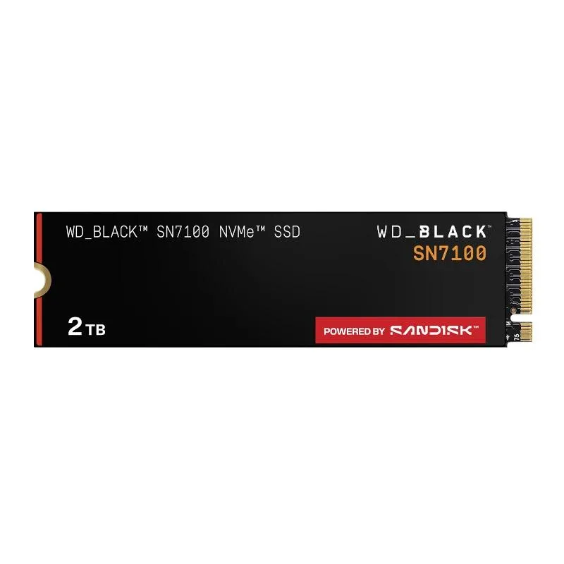 WD Black SN7100 SSD 2TB PCIe Gen4x4 7250MB-s - Imagem de Detalhe 2