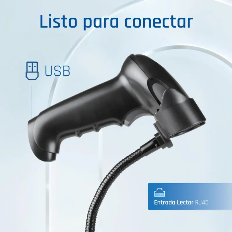 iggual Leitor de código de barras 2D USB gatilho suporte - Imagem de Detalhe 2