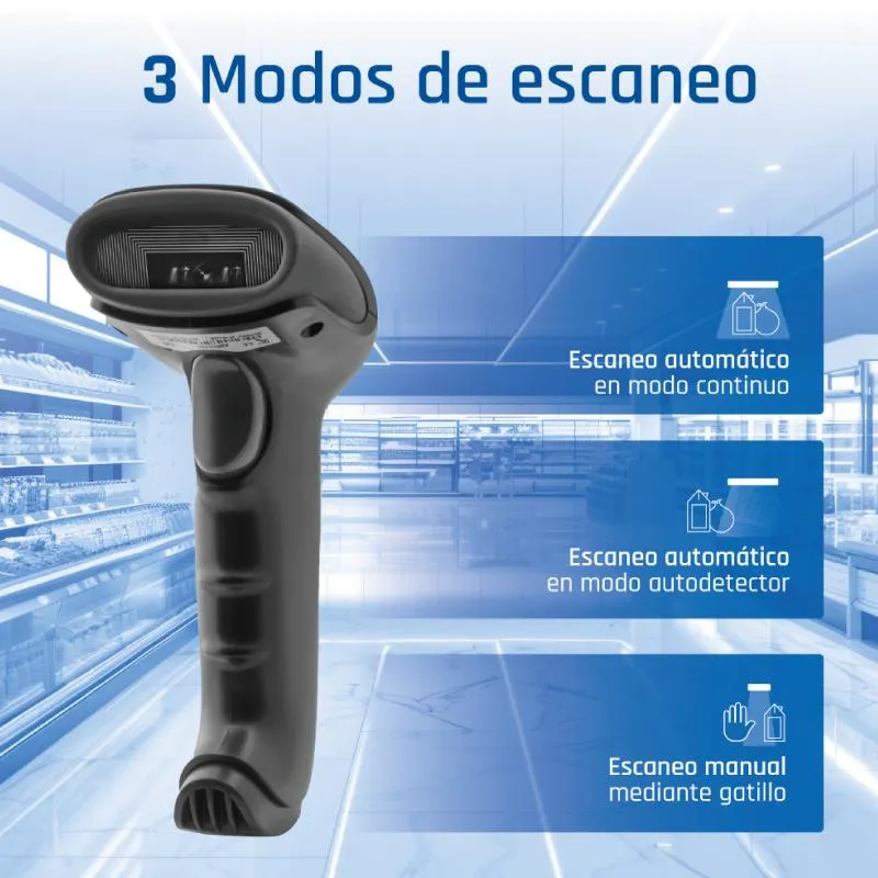 iggual Leitor de código de barras 2D USB gatilho suporte - Imagem de Detalhe 3