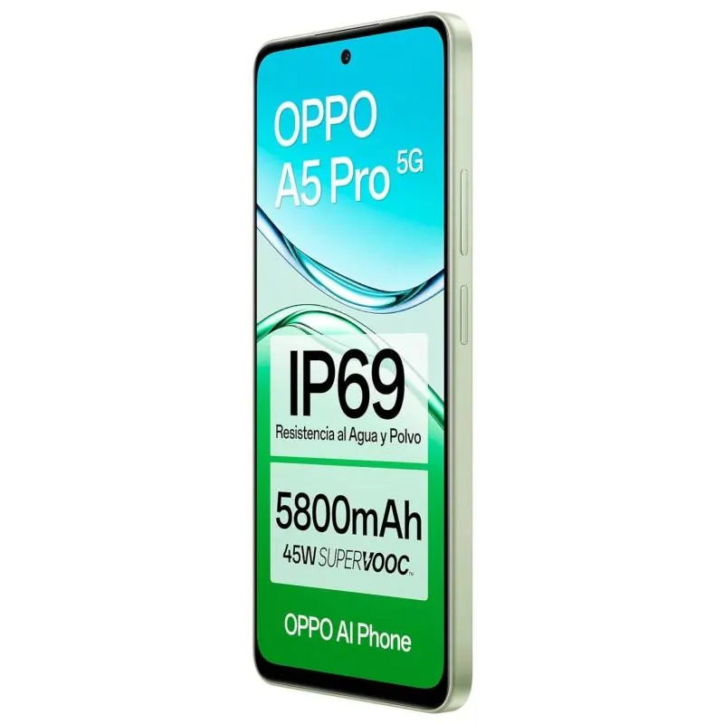 OPPO A5 Pro 5G 6.67" HD+ 256GB 8(+8)GB Verde Oliva - Imagem de Detalhe 5