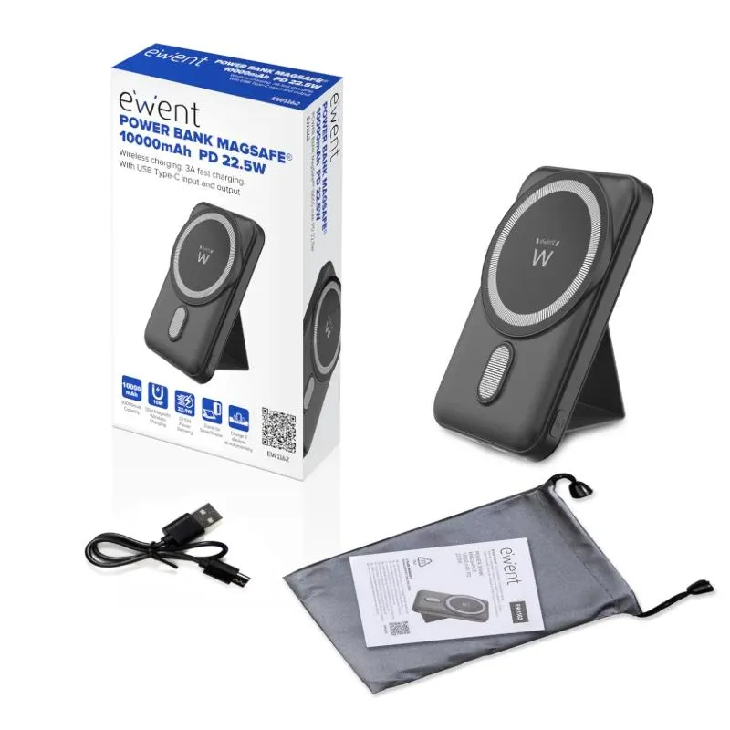 EWENT POWERBANK 10000mAh MagSafe PD 22,5W - Imagem de Detalhe 2