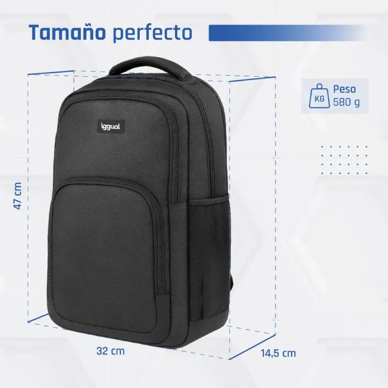 iggual Mochila portátil 15.6" Everyday Use negra - Imagem de Detalhe 4
