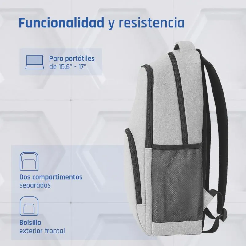 iggual Mochila portátil 15.6" Everyday Use gris - Imagem de Detalhe 2