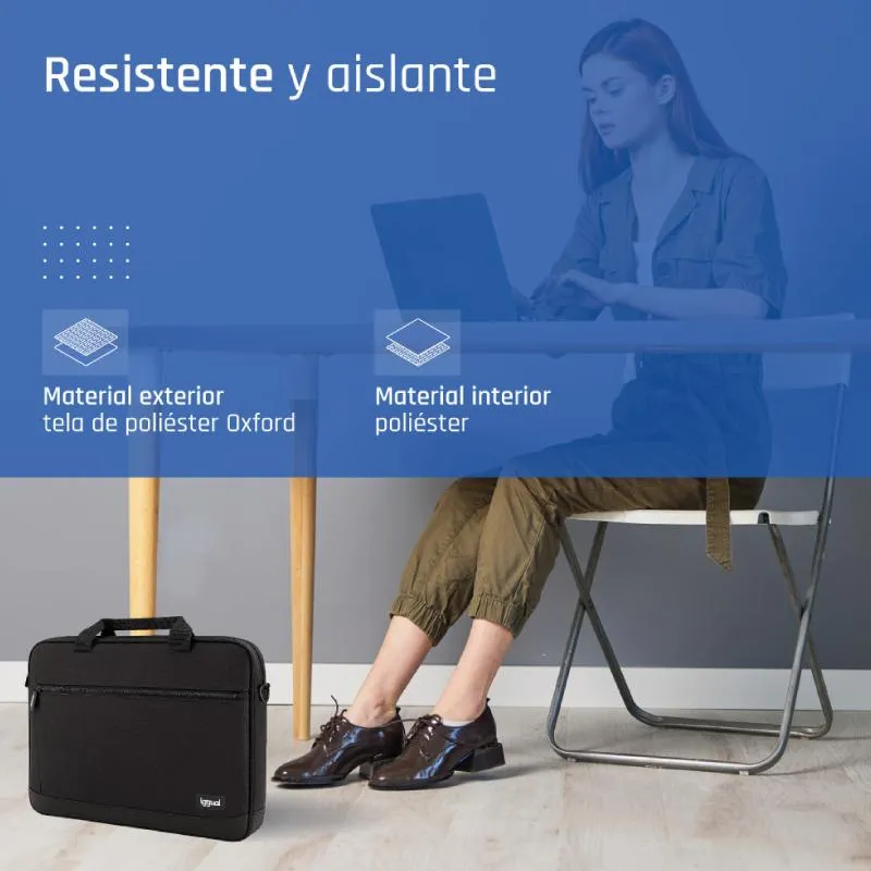 iggual Maletín portátil 15.6" Everyday Use negro - Imagem de Detalhe 1