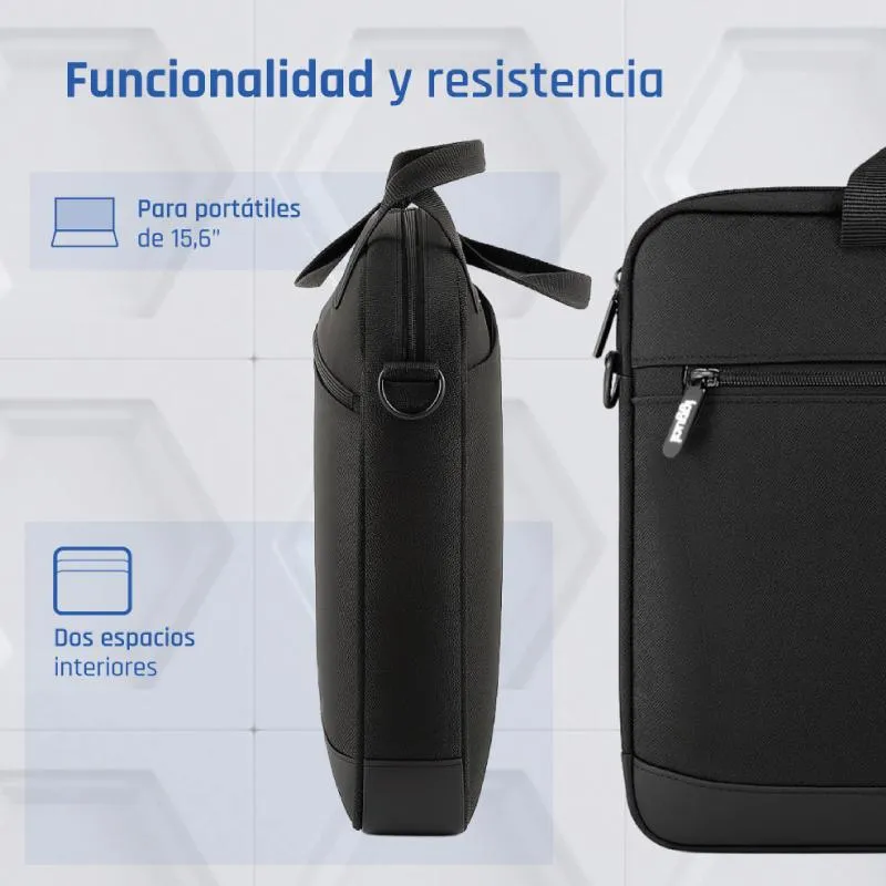 iggual Maletín portátil 15.6" Everyday Use negro - Imagem de Detalhe 2