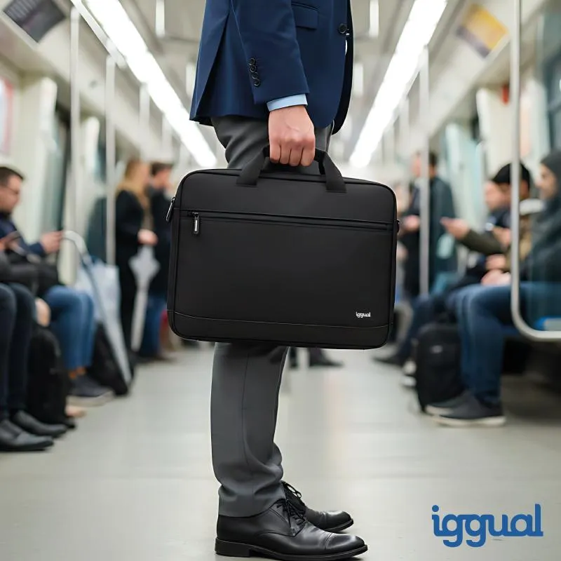 iggual Maletín portátil 15.6" Everyday Use negro - Imagem de Detalhe 6