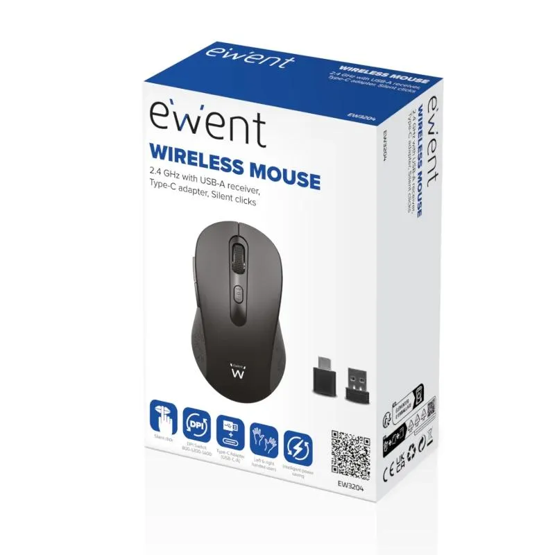 EWENT EW3204 Rato sem fios 2.4GHz clique silencioso - Imagem de Detalhe 2