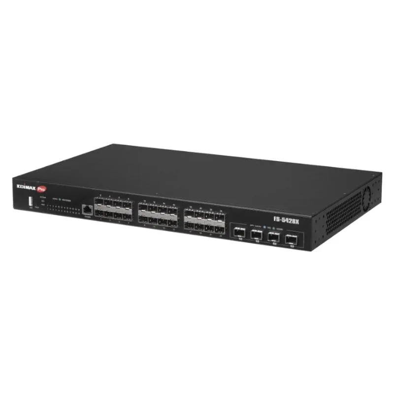 Edimax FS-5428X Smart Switch 24xG SFP 4x10G SFP+ - Imagem de Detalhe 1