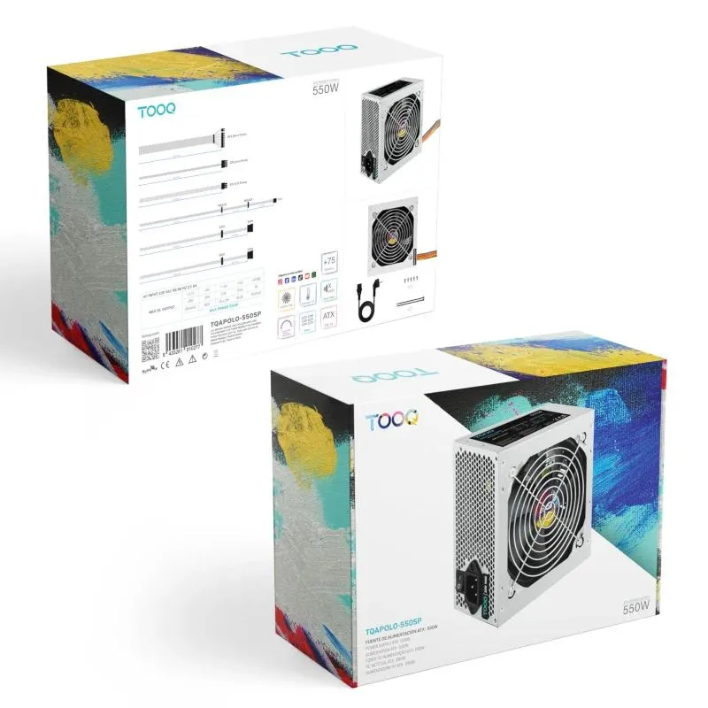 Tooq Fonte de Alimentação TQAPOLO-550SP 550W - Imagem de Detalhe 2