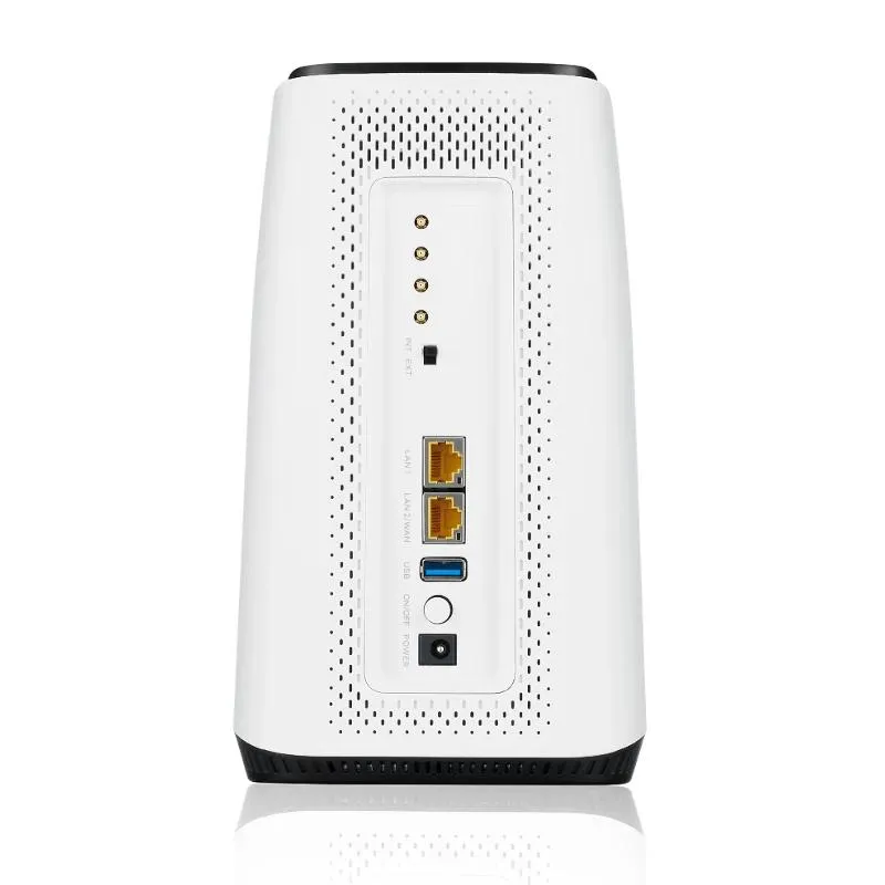 Zyxel FWA510 router sem fios Multi-Gigabit Ethernet Tri-band (2,4 GHz / 5 GHz / 5 GHz) 5G Preto, Branco - Imagem de Detalhe 3