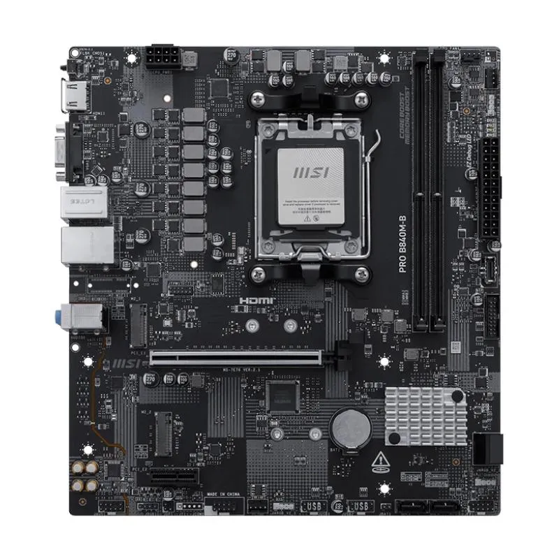 MSI Placa Base PRO B840M-B DDR5 mATX - Imagem de Detalhe 1