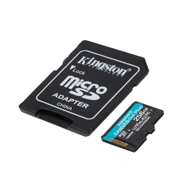 Kingston microSD Canvas Go! Plus 4 256GB 200 MB-s - Imagem de Detalhe 2