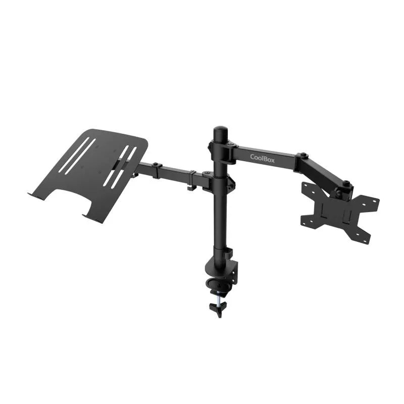 COOLBOX Suporte Monitor+Portátil Monobraço Aço - Imagem de Detalhe 2
