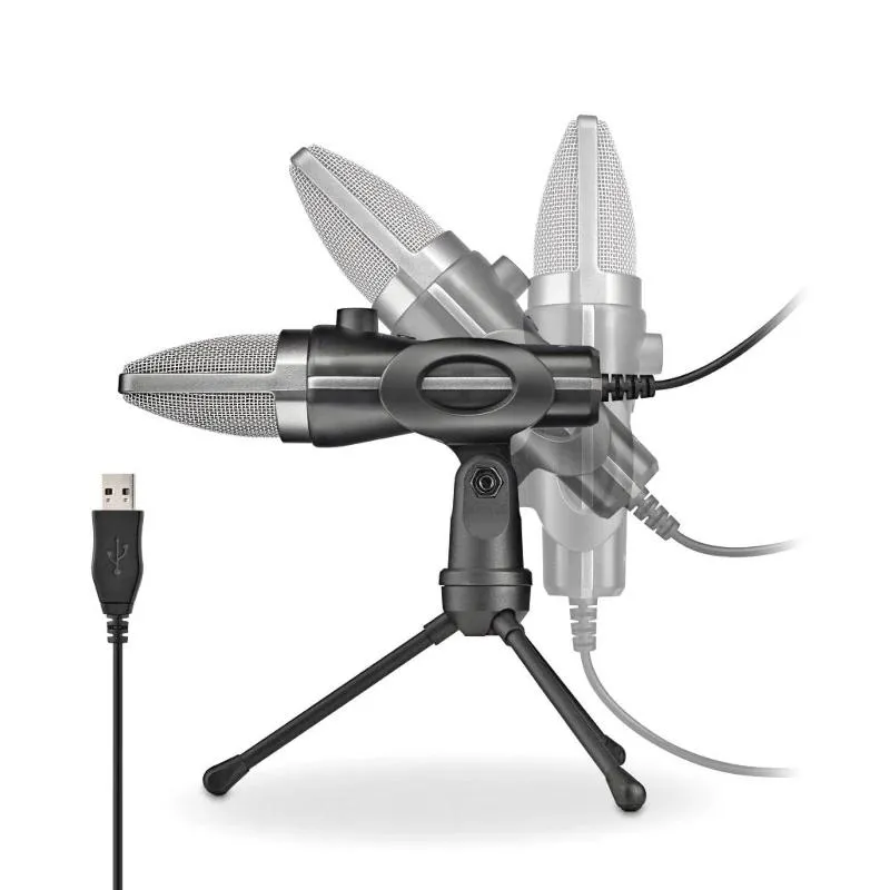 NGS Microfone PC USB com suporte tripé - Imagem de Detalhe 2