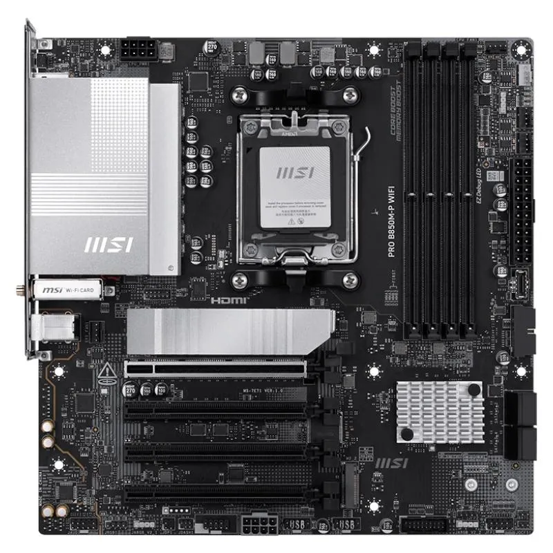 MSI Placa Base PRO B850M-P WIFI AM5 - Imagem de Detalhe 1