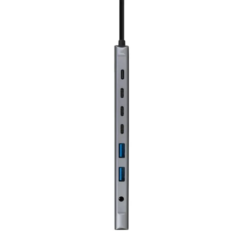 Nanocable Hub 8em1 USB-A+USB-C+HDMI+USB-C PD+Jack - Imagem de Detalhe 2