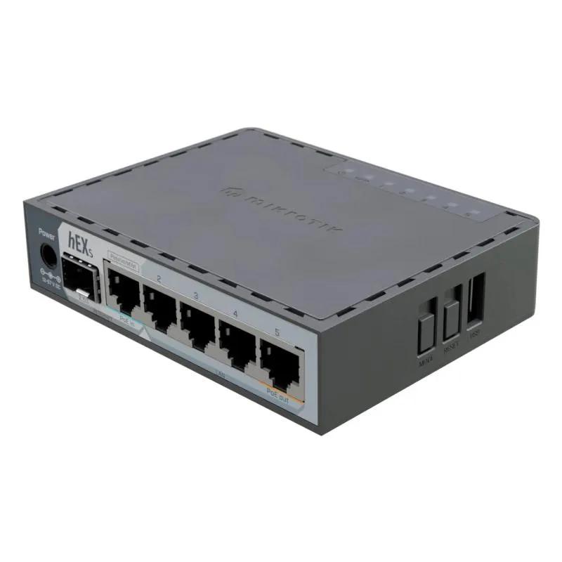 Mikrotik E60iUGS hEX Router 5xGbE PoE-I/O 1x2.5SFP - Imagem de Detalhe 1