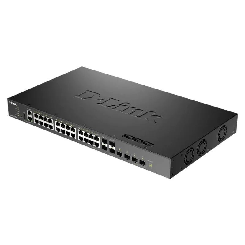 D-Link DXS-3410-32XY switch de rede Gerido L3 Fast Ethernet (10/100) Preto - Imagem de Detalhe 2
