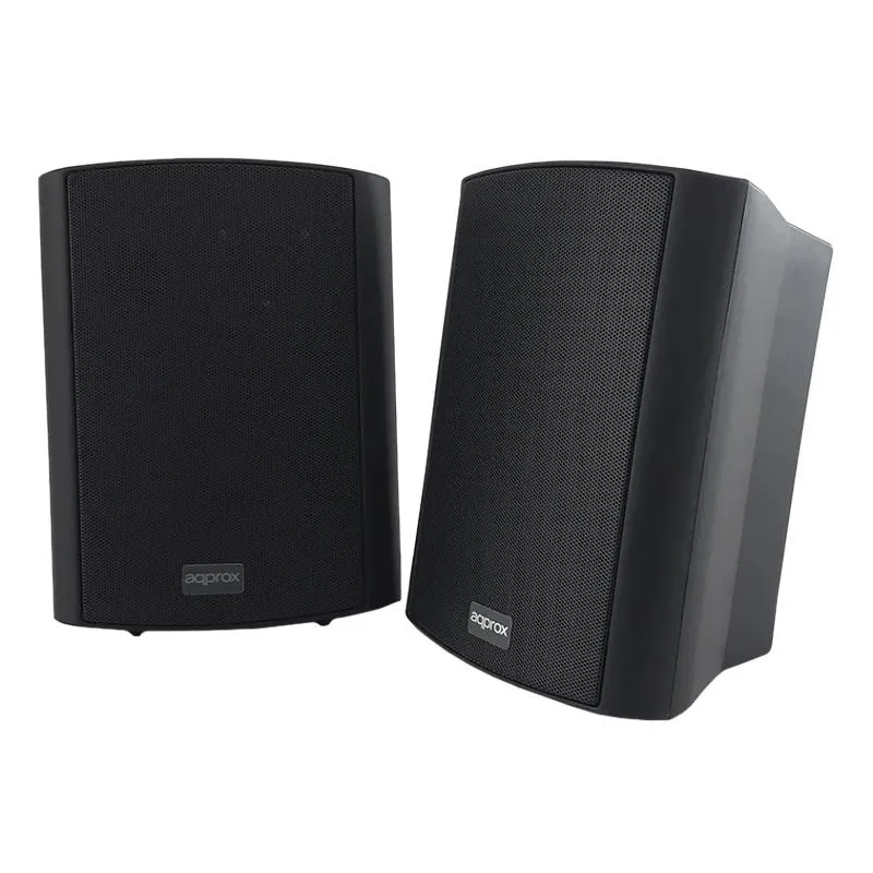 approx! Altifalantes de Parede Dig.2x30W kit de montagem preto - Imagem de Detalhe 1