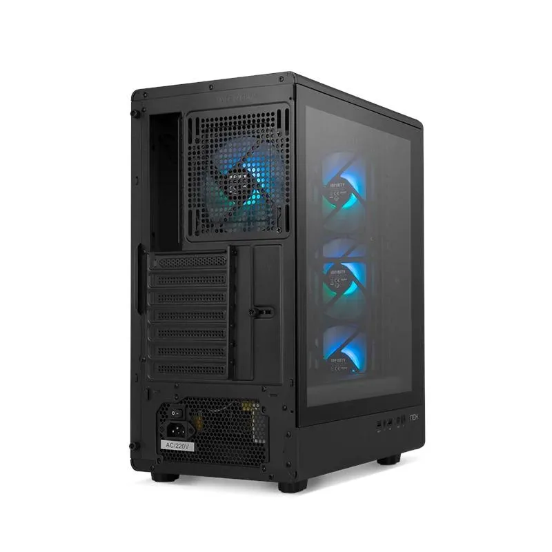 NOX Semitorre INFINITY IOTA ARGB Preto USB 3.0 - Imagem de Detalhe 3
