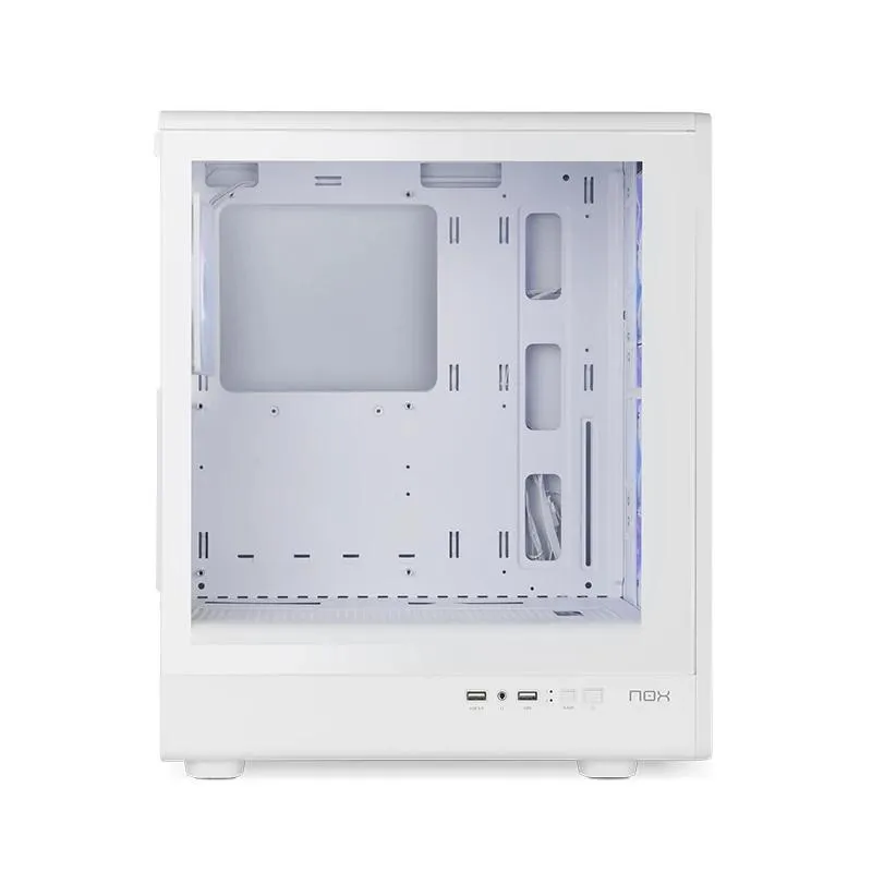 NOX Semitorre INFINITY IOTA ARGB Branco USB 3.0 - Imagem de Detalhe 1