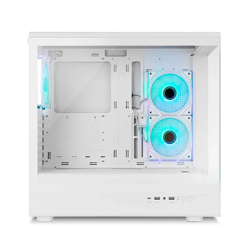 NOX Semitorre HUMMER SIGNAL Sem Moldura ARGB Branco - Imagem de Detalhe 1
