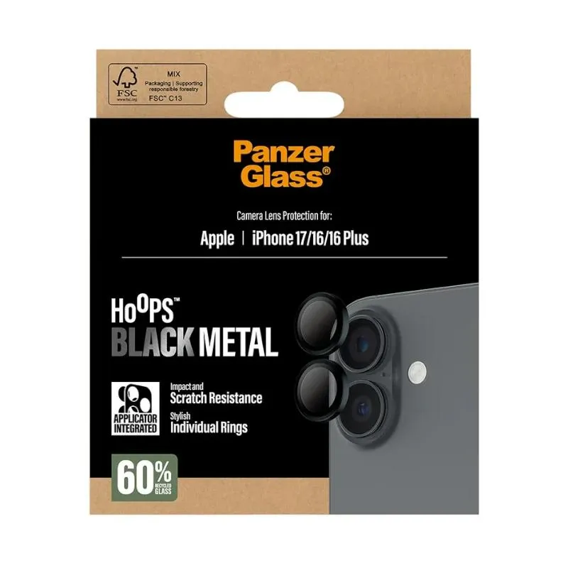 PanzerGlass Camera Protec. iPhone 17-16-16Plus Neg - Imagem de Detalhe 3