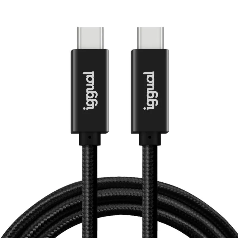 iggual Cable USB-C 3.2 Gen2x2 100W 5A 4K 1m nylon - Imagem de Detalhe 2