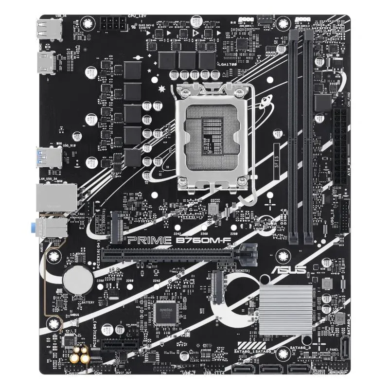 ASUS Placa Base PRIME B760M-F DDR5 mATX 1700 - Imagem de Detalhe 1