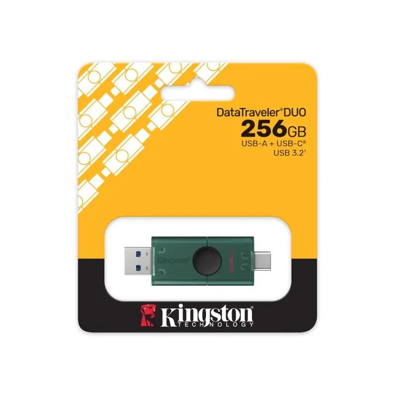 Kingston DataTraveler 256GB USB 3.2 Gen1 DuoG2 - Imagem de Detalhe 3