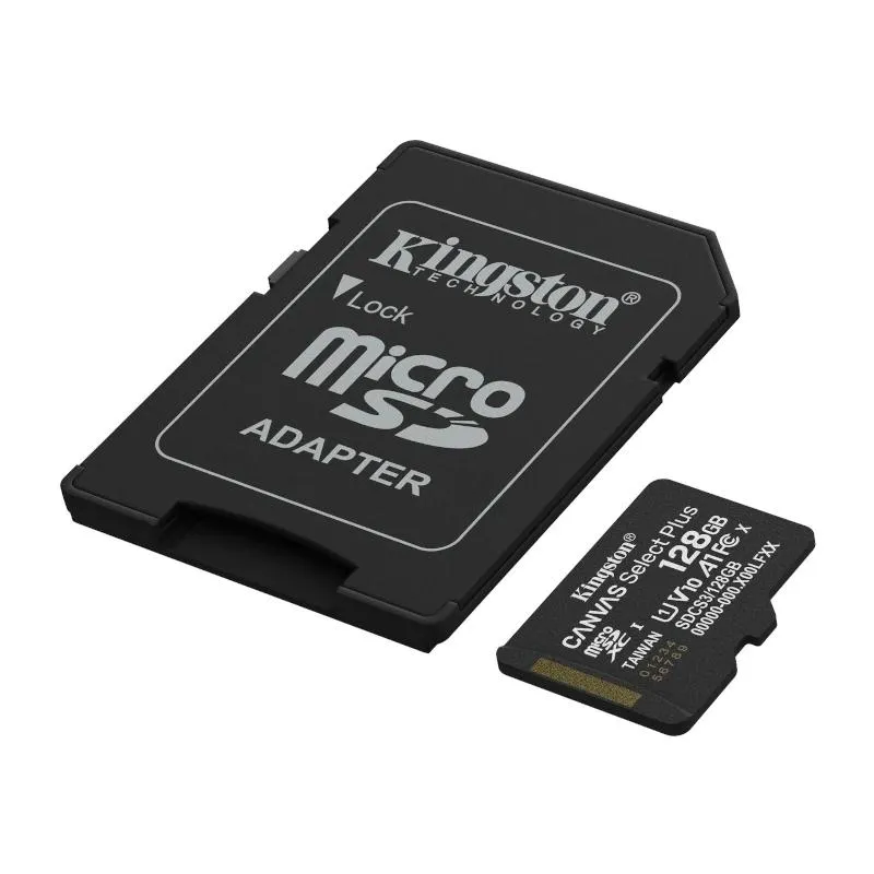 Kingston SDCS3/128GB microSD XC Gen3 150MB/s A1 - Imagem de Detalhe 1